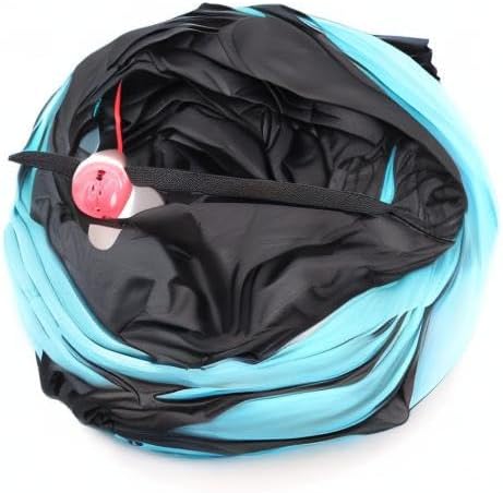 Bemodst Collapsible S-Shape Cat Tunnels - 4 Way Interactive Maze Toy for Kitten, Rabbit, Ferret
