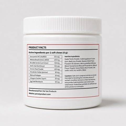Dog Hip and Joint Supplement - Glucosamine for Dogs (Beef Liver, 60 Chews) - Dog Joint Supplement with MSM, Chondroitin, Vet Approved Dog Vitamins -Mobility Joint Pain Supplements