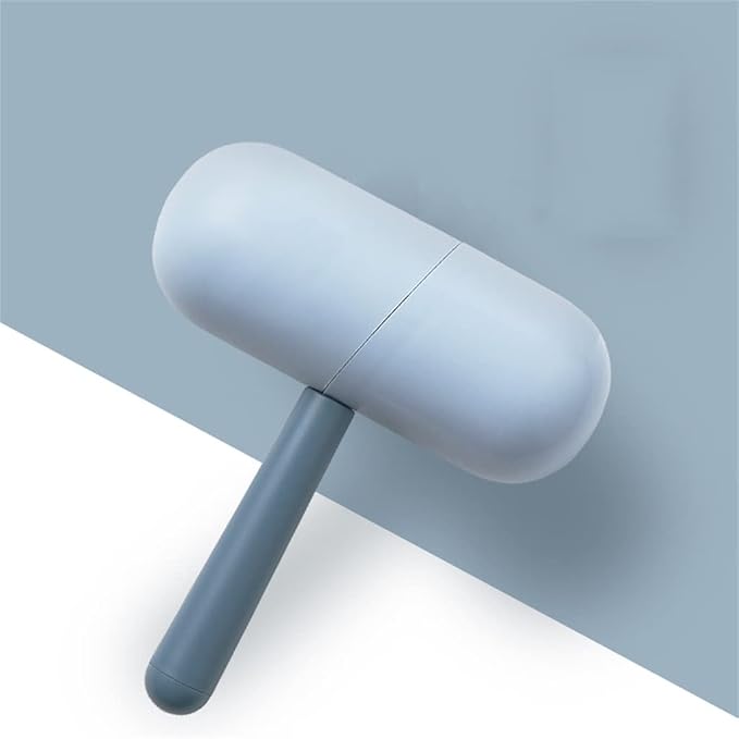 Sticky Hair Sticker tearable Roller Brush roll Paper Depilatory Remover Clothing Cleaning Sticky Cylinder(Blue)