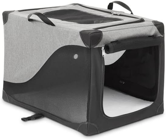 EveryYay by Petco Going Places Stow & Go Portable Canvas Dog Crate 30" L X 20" W X 19" H