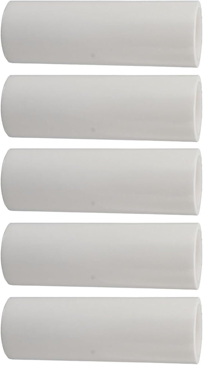 5Pcs Lint Roller Refills, Extra Sticky Large Face Roller Refills, Portable White Hair Removal Roller Refills for Clothes Pet Dog Cat Hair (10 Inch 100W)