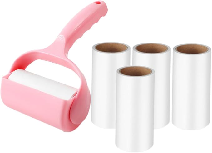 GALPADA 5sets Lint Roller for Pet Hair Removal Compact Handheld Tool for Clothes Couch Carpets and Travel Use Fuzz Cleaner