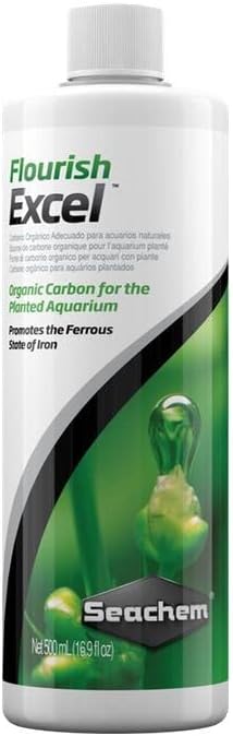Seachem Flourish Excel 500 ml and Seachem Flourish Tabs Growth Supplement - Aquatic Plant Stimulant 10 ct Bundle