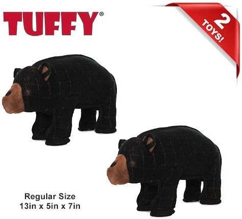 TUFFY® - 2 Pack Original : Bear Dog Toy : : Ultra Durable Plush Toy with Multiple Layers & Reinforced Seams, Washable and Floats, Original Construction