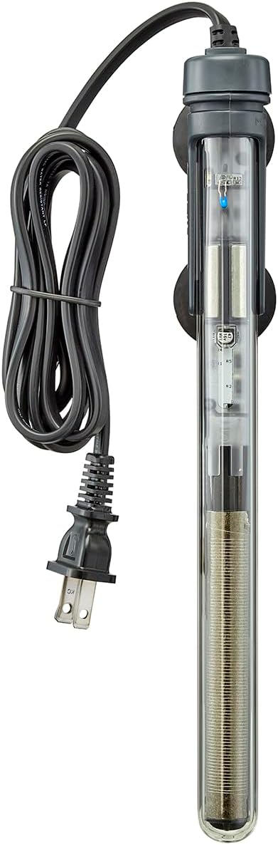 AquaReady 50w Preset Aquarium Heater - Submersible Fish Tank Heater for Freshwater & Saltwater Aquariums, Reliable & Energy Efficient, Compact Design for 10-15 Gallon Tanks