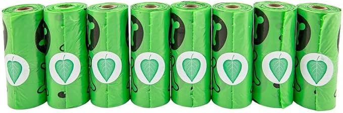 MEADOWS & MUTTS Dog Poop Bags - 120 Count Compostable Biodegradable Plant Based Pet Waste Bags | Leak Proof Extra Thick | Lavender Scented Eco-Friendly Puppy Poop Bags