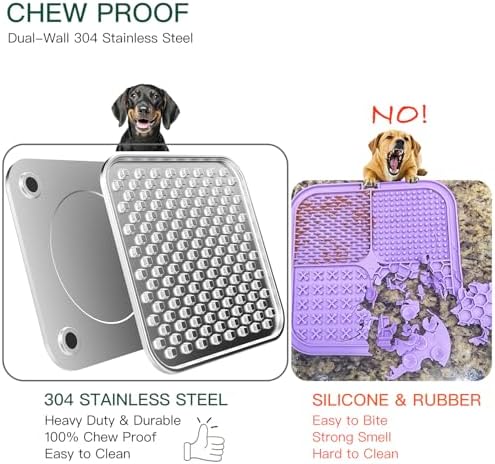 2Pack Lick Mats + Water Bowl Set