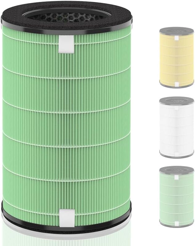 AP-T45 AP-T40FL Replacement Filter Compatible with 1461901 HoMedics Air Purifier Filter, Replacement for TotalClean AP-T40 AP-T40WT AP-T45WT H13 True HEPA Filters, Improving Moist Conditions, 1-Pack