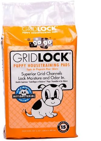 GridLock Housebreaking 24" x 24" Pet Training Wee Wee Pads (100 Pack)