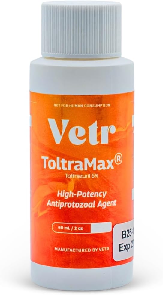 Toltrazuril 5.0% for Horses, Dogs, Cats, 60mL/2 Ounce, for Non-Food Chain Animals