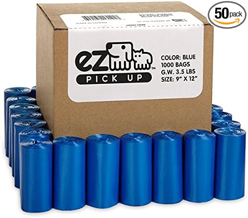 Pet Waste Disposal Bags - 1000 Dog Poop Pick Up Bags