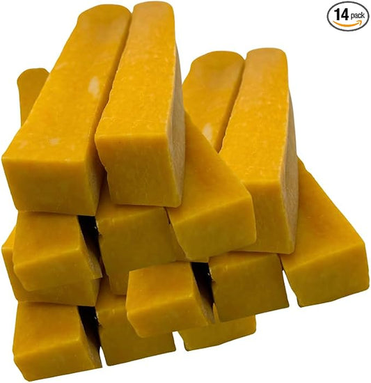 Natural Mango Flavor Yak Cheese Dog Chews, Long-Lasting, Large, 3 Pound, 14 Pieces