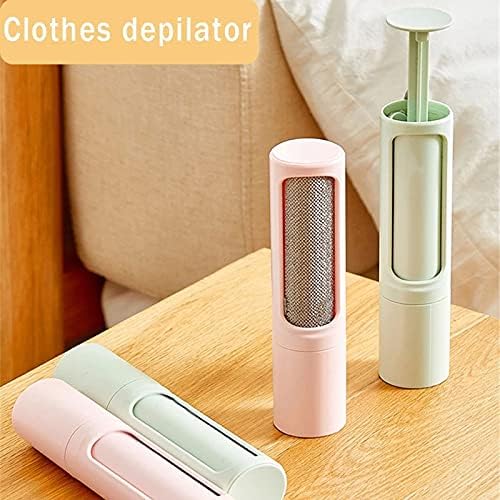 Rotate Clothing Depilator Reusable Lint Rollers Quick Removal Fuzz Dust Electrostatic Remover Brush Pet Hair(Black-JoJo's Bizarre Adventure1)