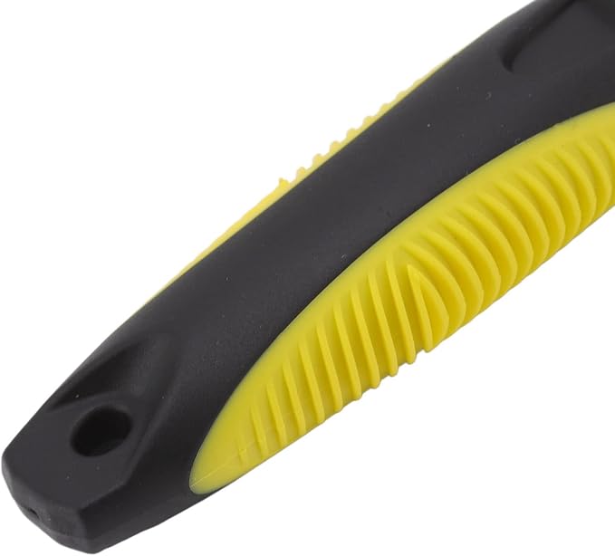 Undercoat Rake Kit, Stainless Steel Double Sided, Quick Open Knots, Safe for Dense Hair Pets, Ergonomic Handle, Sturdy and Durably, Rounded Edges for Sensitive Skin, Optimal Shedd