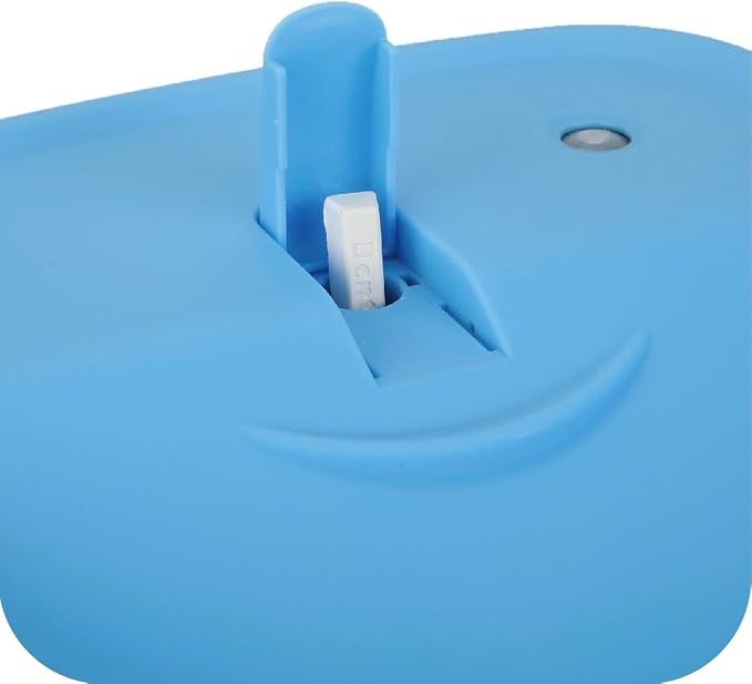 DH025 Cordless Battery Operated Pet Water Fountain, Cool Blue/Translucent Black