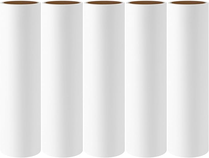 9 inch Lint Roller Refills Only for Spotty Supersize Extra Sticky Adhesive Lint Roller Refill Pet Cat & Dog Hair Remover for Clothes and Furniture, Pack of 5 Refills, 300 Sheets Total