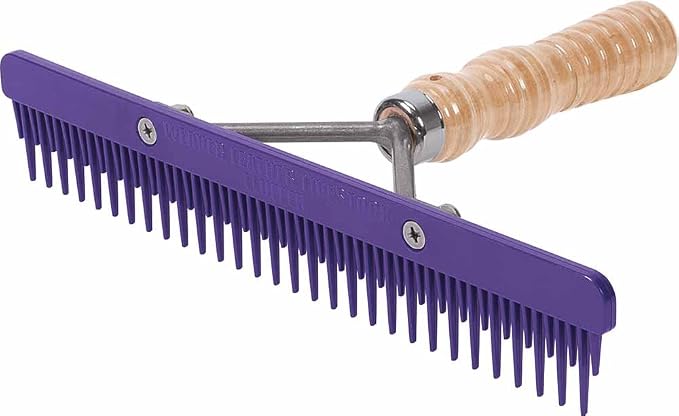 Weaver Leather Fluffer Comb with Handle & Replaceable Plastic Blade