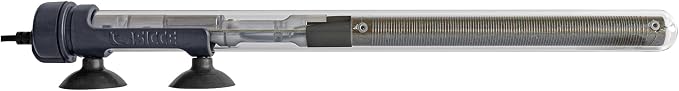 Sicce Scuba 200 Watt Aquarium Fish Tank Heater Preset at 77℉ for Up to 60 Gallons | 200W Submersible for Marine Saltwater and Freshwater | Run Dry Protection