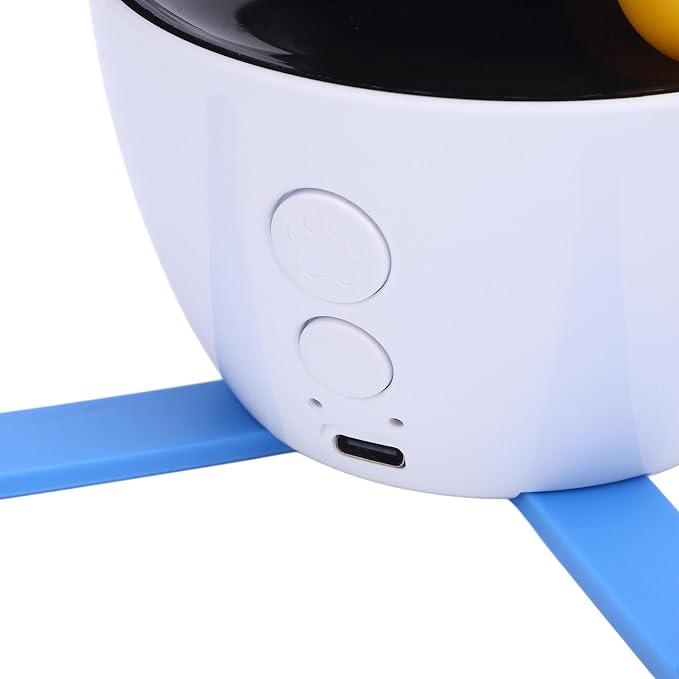 Dioche Interactive Cat Toy Smart Automatic Cat Exercise Toy with 3 Rotation Modes for Multi Homes Durable ABS Material