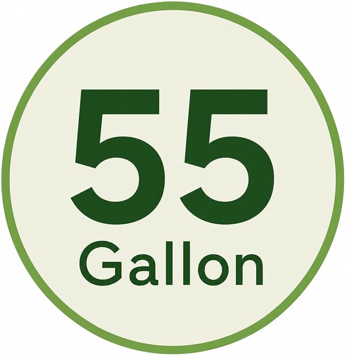 UNNI Compostable Trash Bags, 44-55 Gallon / 208 Liter, 10 Count, Extra Thick 1.38 mil Large Bin Liners for Commercial & Yard Waste, BPI, CMA & OK compost HOME Certified (Meets ASTM D6400)