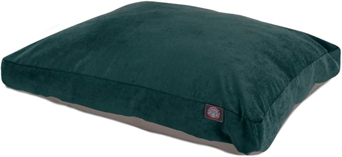 Majestic Pet Villa Rectangle Dog Bed Washable – Non Slip Comfy Pet Bed – Crate Bed with Removable Washable Cover – Kennel Bed for Sleeping, Polyester Fiber, Medium, Marine