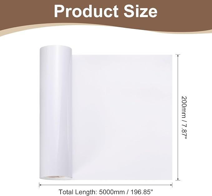 uxcell Anti Scratch Furniture Protector, 1 Roll 197" x 8" Single-Sided Sticky Couch Protector from Cat Claws, Clear Protectors from Cats Scratching for Sofa Corners, Walls, Doors