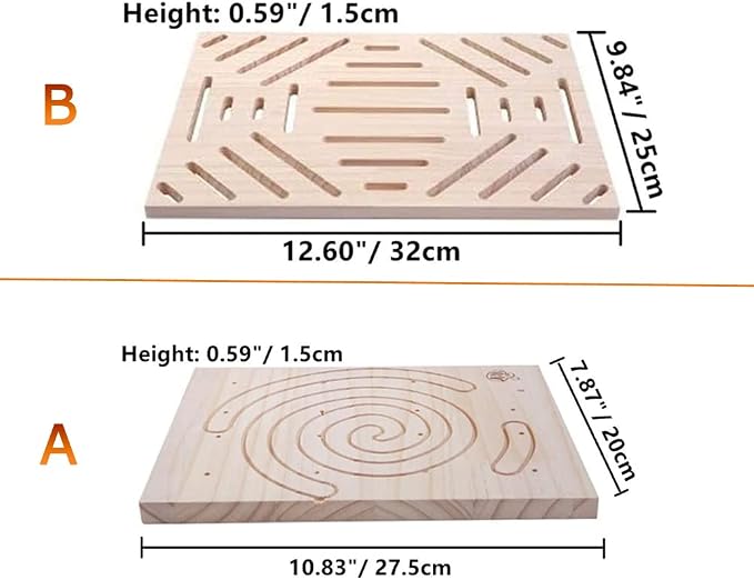 Litewoo Rabbit Scratching Board Molar Chew Toy Cage Mat Board for Rabbit Chinchilla Ferrets Guinea Pig Squirrel Hamster...
