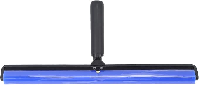 Focket Silicone Dust Roller, Reusable Pet Hair Remover with High Elasticity Fast Dust Removal Tool for Clothes Carseats Furniture, Washable Lint Roller Cleaner with Black Plastic Handle (45.7cm /