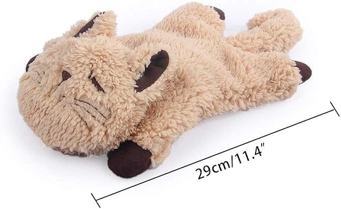 ALL FOR PAWS Cat Toys for Indoor Cats, Purring Cat, Cat Plush Toy, Cat Pillow, Anxiety Toys, Kitten Toys, Pet Toy