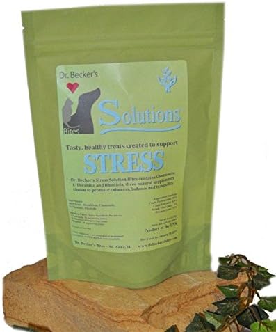 Dr Becker's Stress/Calming Solution Bites Treats - Natural Supplement for Dogs