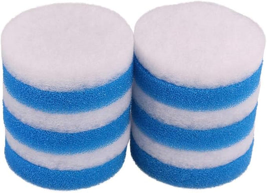 Compatible Poly Fine and Coarse Foam Filter for Eheim Classic 250 2213 (6 x Poly Fine, 6 x Blue Coarse)