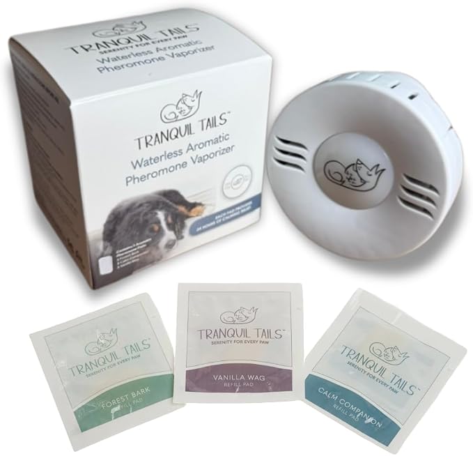 Calming Pheromone Dog Diffuser with 24 Refill Pads