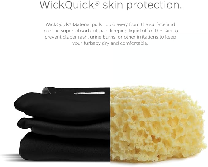Pet Parents Washable Belly Band Male Dog Diapers, Dog Wraps and EXTENDRS, Black, X-Small: 1