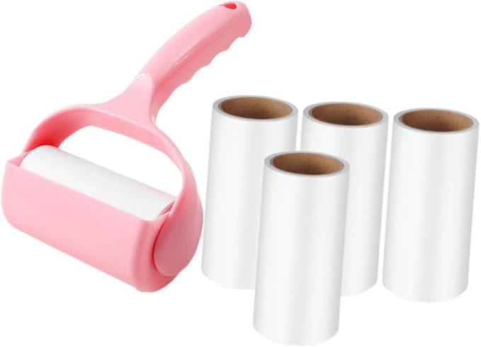 GALPADA 2sets Household Lint Remover Multi-Function Pet Hair Roller for Clothing Furniture and Bedding Includes Handle and Dust Cover Portable and Easy to Use