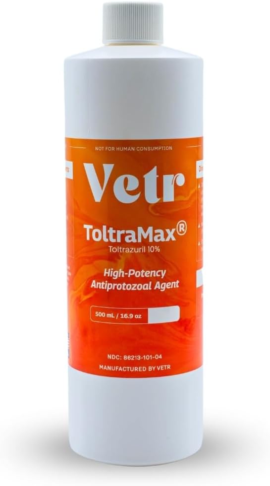 Toltrazuril 10.0% for Horses, Dogs, Cats, 500mL/16.9 Ounce, for Non-Food Chain Animals