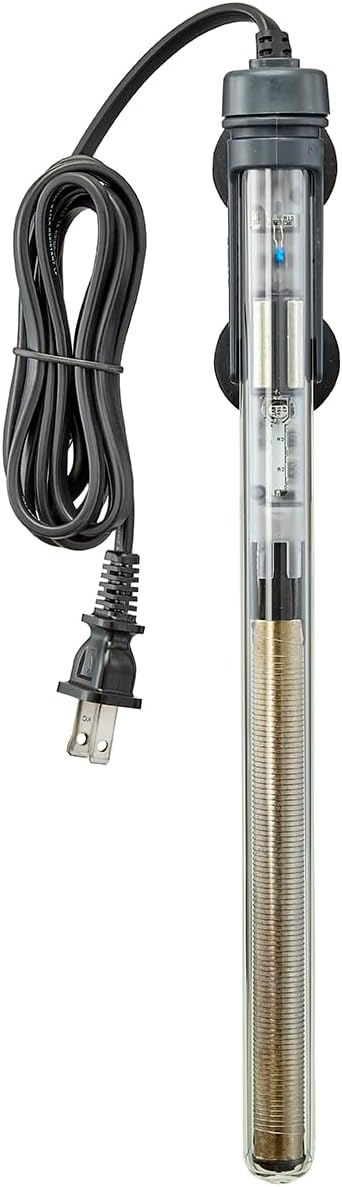 AquaReady 200w Preset Aquarium Heater - Submersible Fish Tank Heater for Freshwater & Saltwater Aquariums, Reliable & Energy Efficient, Compact Design for 40-60 Gallon Tanks