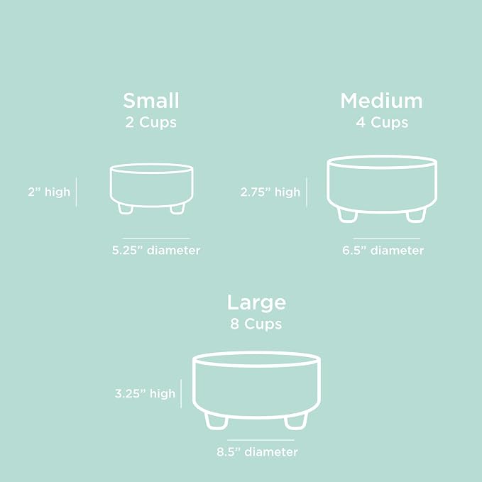 Waggo Uplift Ceramic Dog Bowl for Small Medium and Large Breeds - Heavyweight and Durable Pet Food and Water Dish Crock, Dishwasher Safe, Modern, Elevated Feeder (Mustard, Medium)