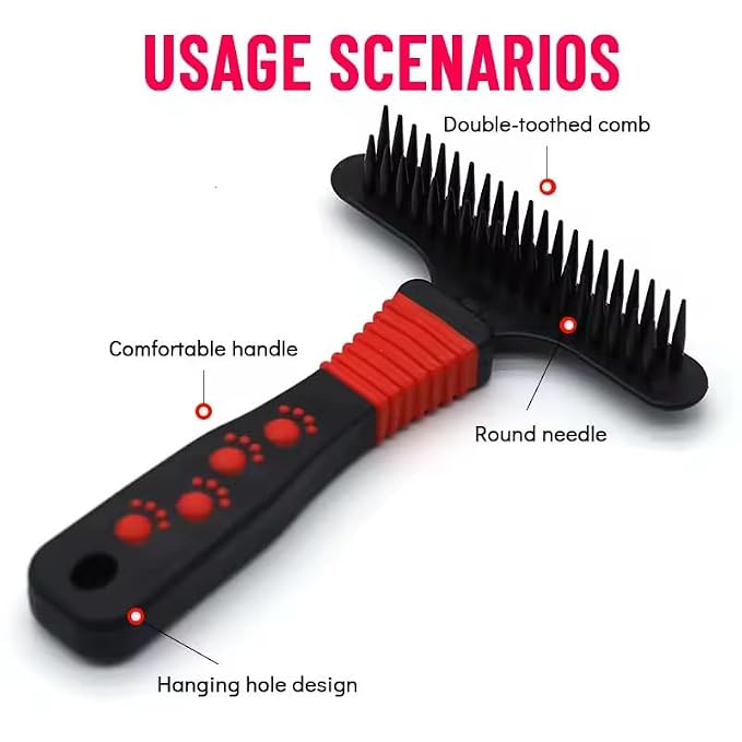 2026 Large 7-in-1 Professional Pet Grooming Kit for Dogs & Cats Complete Grooming Solution for Shedding, Dematting, Trimming & Cleaning