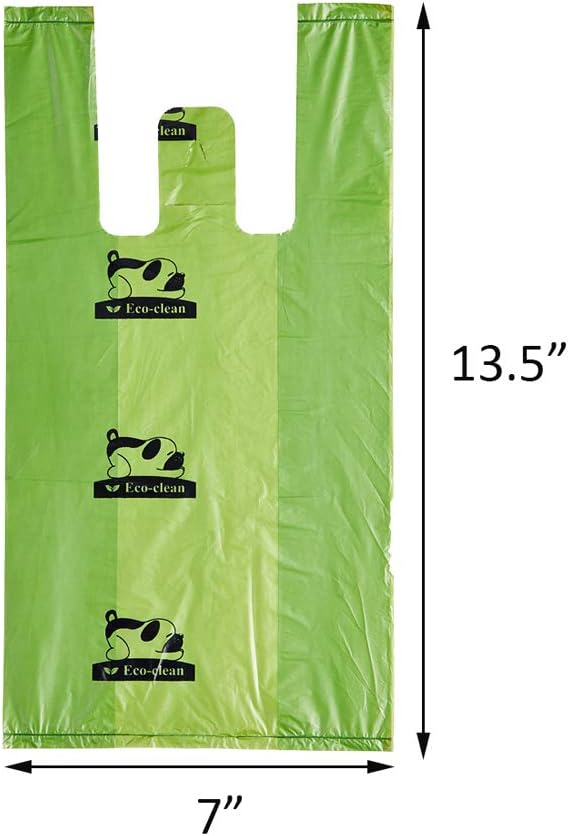 ECO-CLEAN 300-Count Dog Poop Bags with Easy-Tie Handles, 6 Ft Bungee Dog Training Leash for Medium Large Dogs