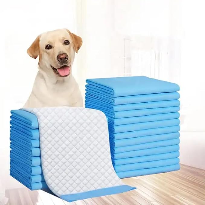 Puppy Training Pads 28x34 Inches (50 Count Pack) Super Absorbent Leak Proof Pee Pads for Dogs & Puppies