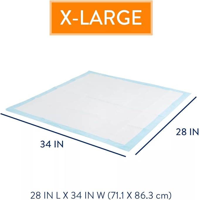 Top Paw Dog Extra Large Pads for Puppy Training, Indoor Dogs or Apartment Living, or Dogs with Incontinence, 50 Count