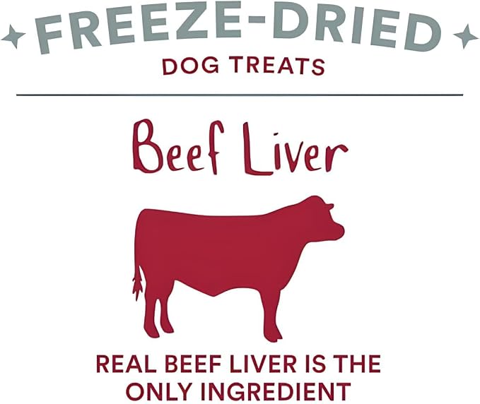 Organic Freeze-Dried Beef Treats — 100% Single-Ingredient Beef — Grain-Free, Gluten-Free, High Protein, Allergy-Friendly Topper & Reward — Made in USA (Pack of 3)