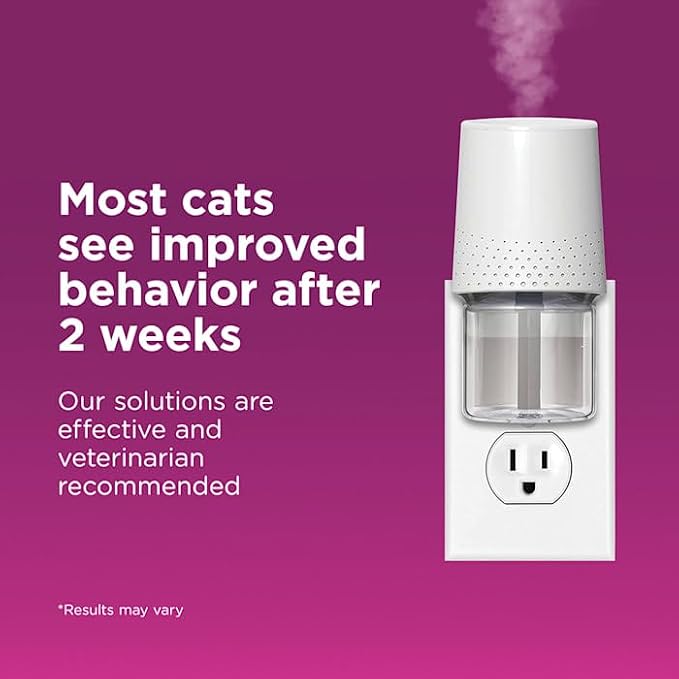 Comfort Zone Single & Multi-Cat Calming Diffuser Refills for A Soothing Home, 192 ml., Pack of 4