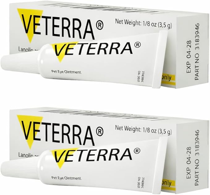 Eye Health Cream for Cats,Dogs and All Pets 1/8 oz /3.5gr - Pack of 2