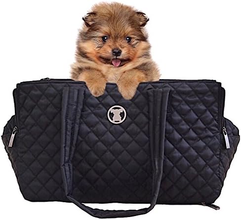 Shell Tote (ONLY for USE Interchangeable Base PET Carrier, Quilted Black)