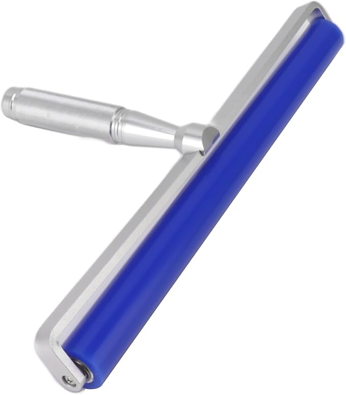 Silicone Lint Remover Roller with Metal Handle Reusable Static Cleaner for Clothes,Furniture & Pet Hair (12/16/24 Inch)