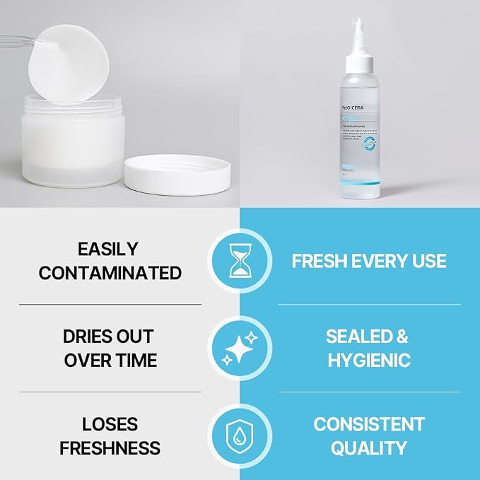 Breezytail PetO’Cera Q-Eye, Eye Stain Remover for Dogs and Cats, Removes Tear Stains, Discharge, Soothes, Neutralizes Odors, Vet Approved, Korean Pet Skin Care (10.1 fl oz, 300ml)