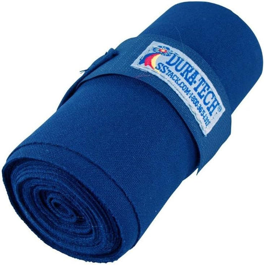 Dura-Tech Standing Wraps for Horses | Color Royal | Optimal Comfort & Support | Ideal for Post-Exercise & Trailering | Right Tension Application | Secure Closure