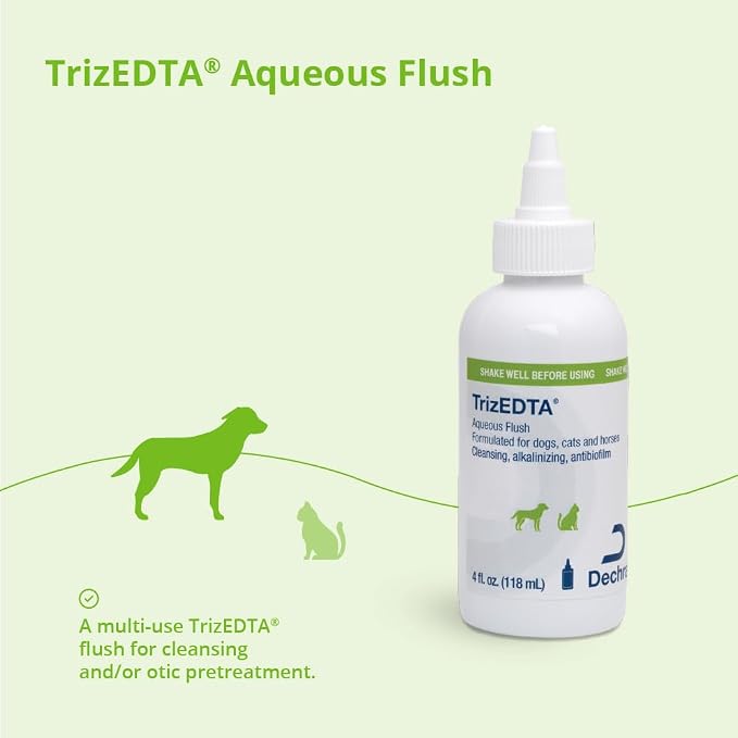 TrizEDTA Aqueous Flush for Dogs, Cats and Horses, 4 oz