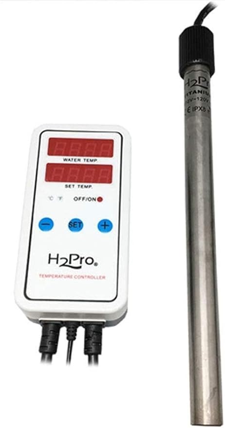 H2Pro Titanium Heater w/Controller (50-1000W) (TH-500 (500W))